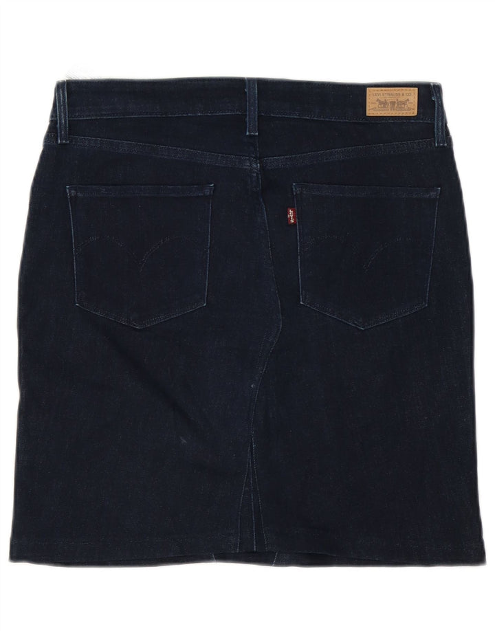 Gonna in denim da donna Levi's W30 cotone blu navy medio
