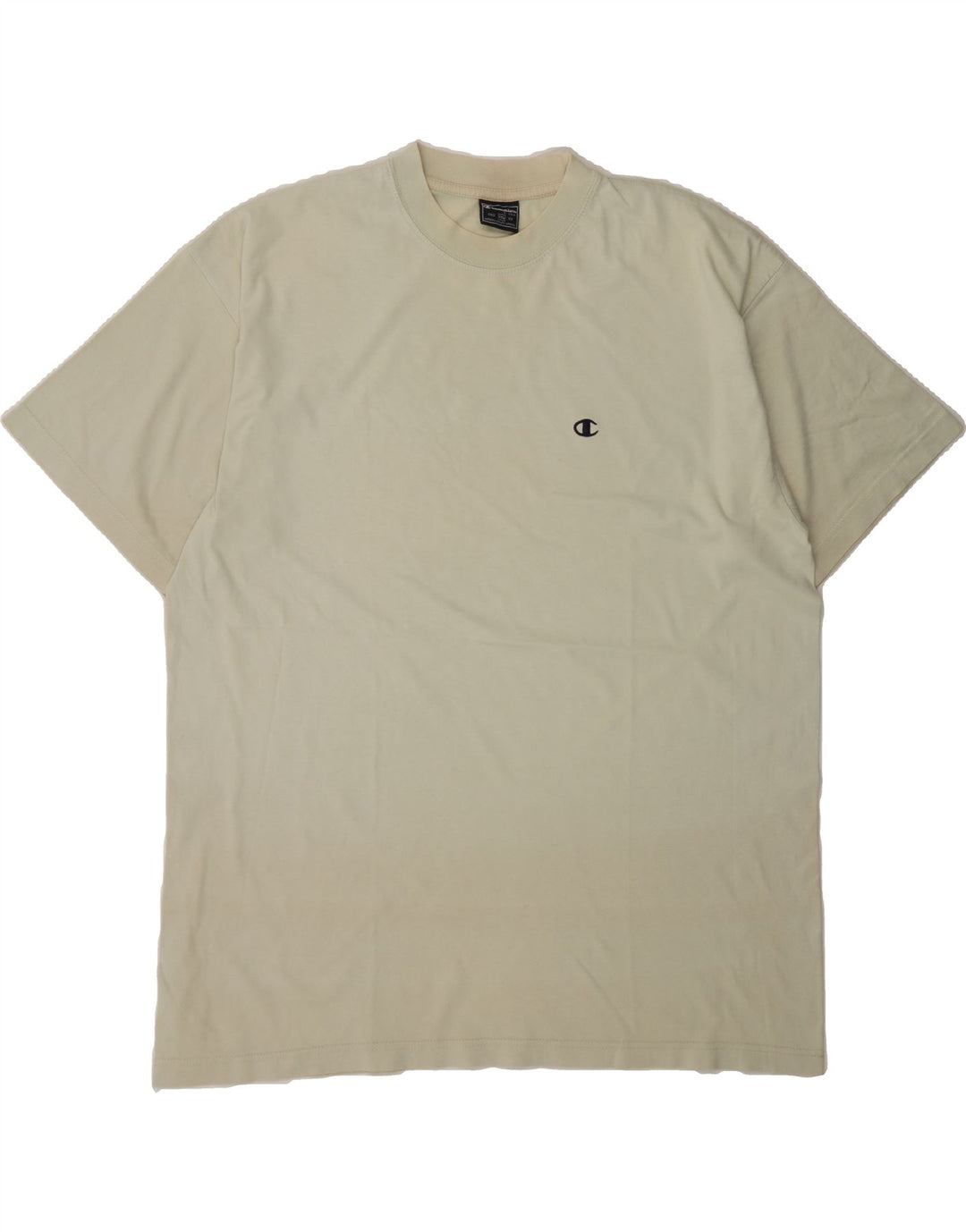 CHAMPION Mens T-Shirt Top 2XL Beige Vintage Champion and Second-Hand Champion from Messina Hembry 