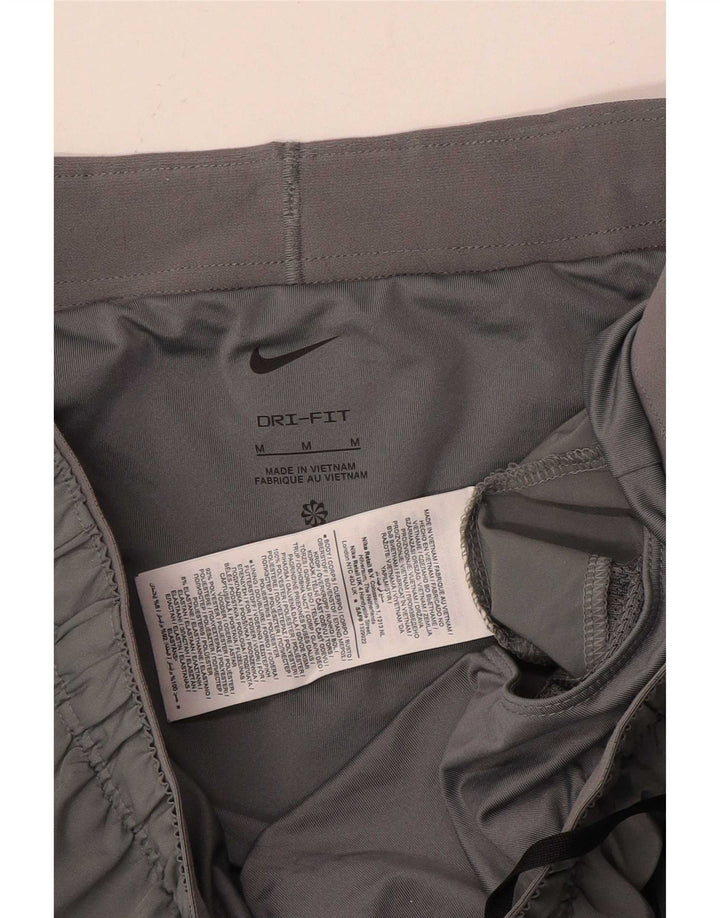 Pantaloncini sportivi Nike Dri Fit da uomo in poliestere grigio medio