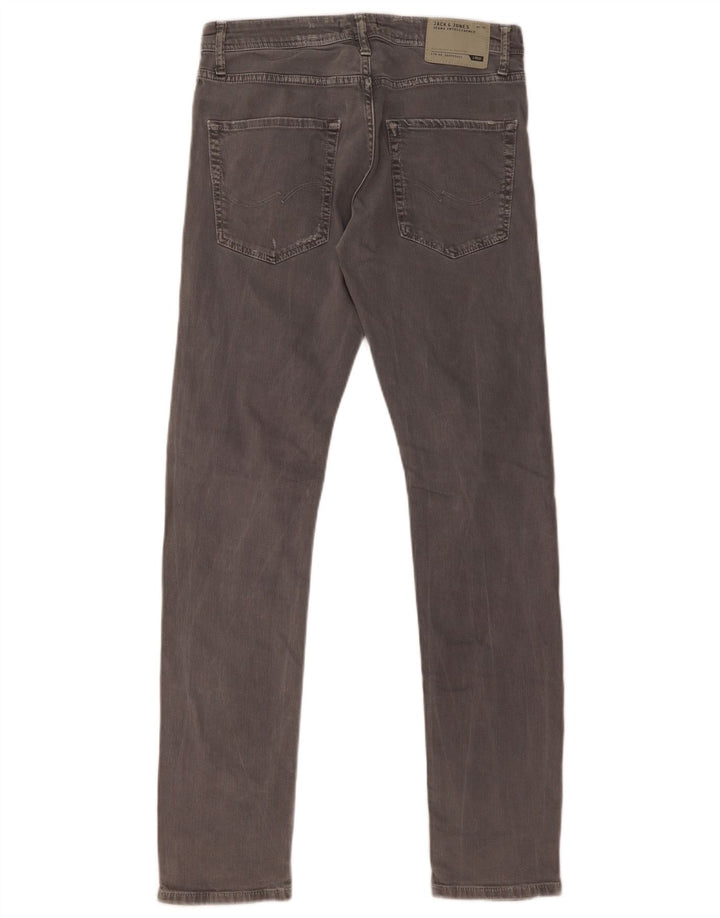 Jack & Jones Uomo GLENN Jeans slim effetto consumato W31 L32 Cotone grigio