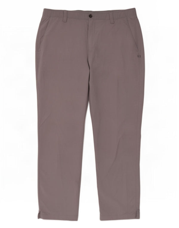 Pantaloni chino dritti da uomo Under Armour W40 L32 Grigi