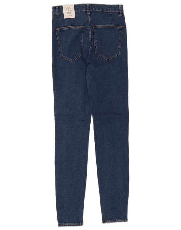 Jeans skinny da donna Zara EU 38 Small W28 L28 Cotone blu