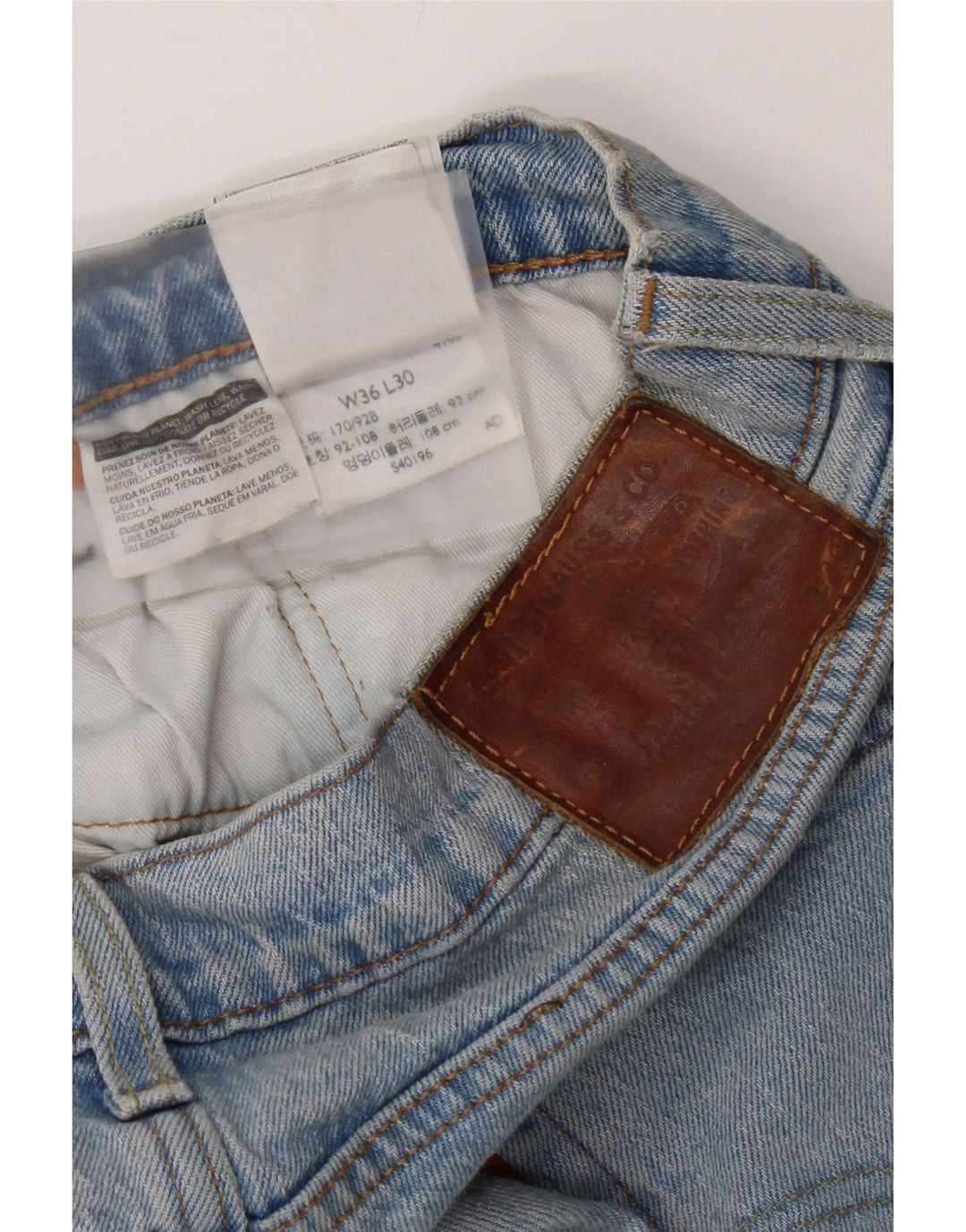 Jeans Levi's Uomo 511 Slim W36 L30 Cotone Blu