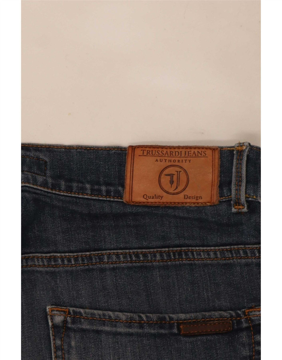 Jeans Dritti Uomo Trussardi W32 L28 Blu