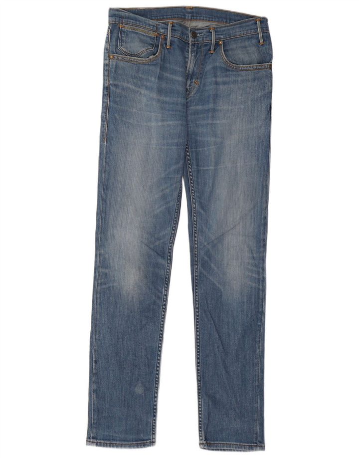 Jeans slim da uomo Levi's W32 L34 cotone blu