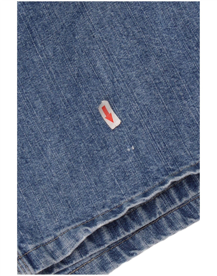Pantaloncini di jeans Wrangler da uomo Carpenter W38 XL in cotone blu