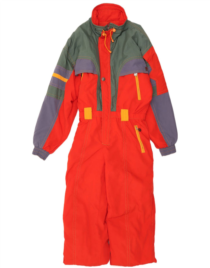 Tuta da sci da uomo Ninety Eight UK 40 Poliestere color block rosso medio
