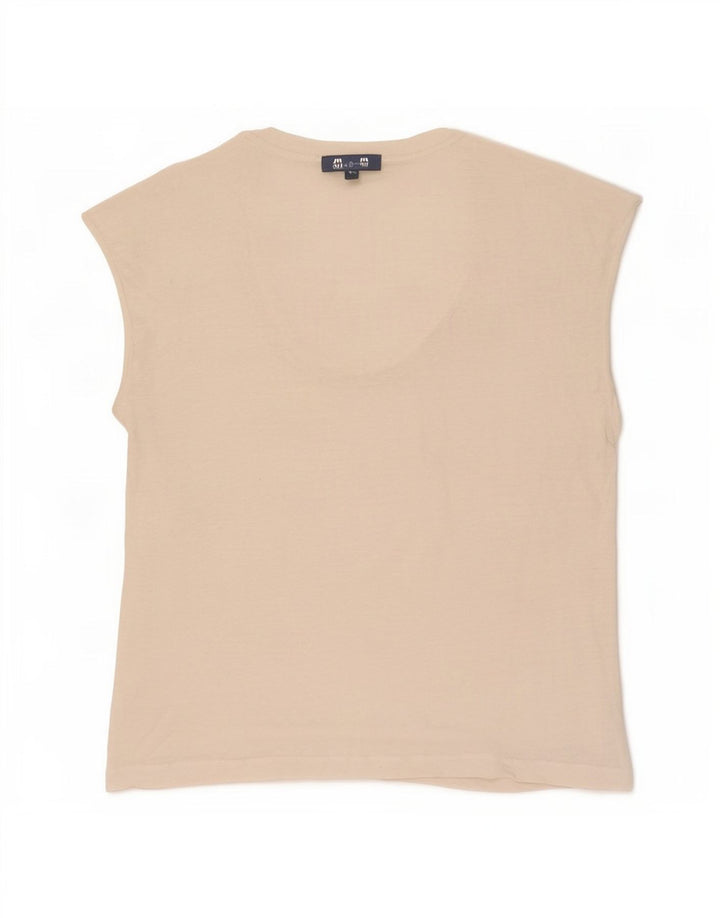 Canotta da donna Massimo Dutti UK 14 medio bianco sporco