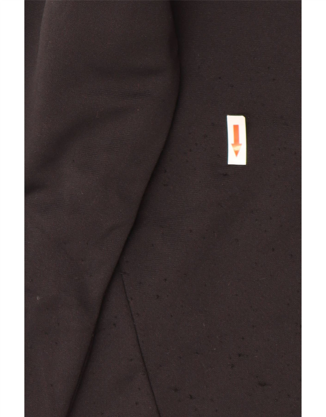 Felpa da uomo Under Armour con collo con zip, maglione medio nero in poliestere