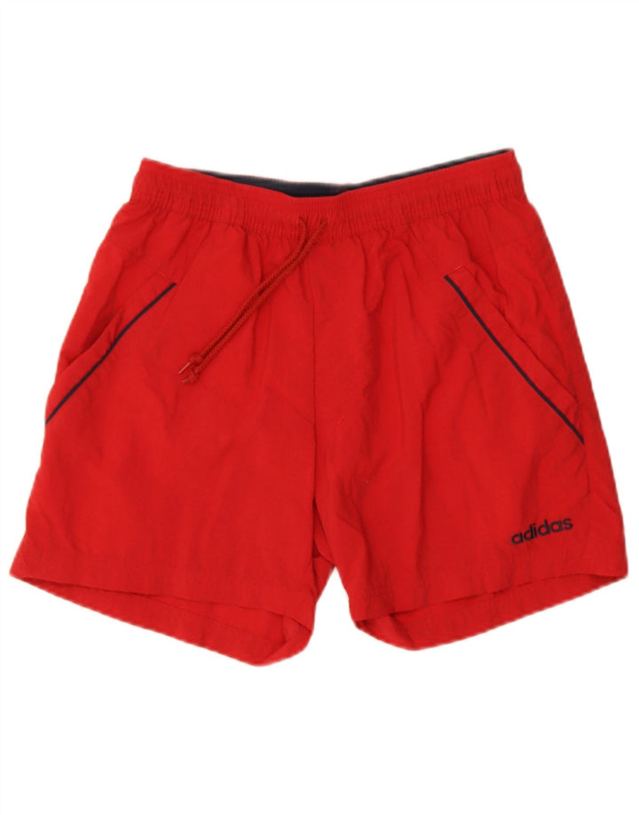 Pantaloncini sportivi Adidas da uomo piccoli rossi in poliammide