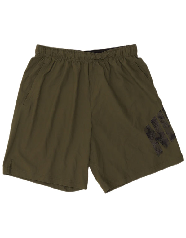 Pantaloncini sportivi Nike Dri Fit Graphic Sport XL in poliestere kaki