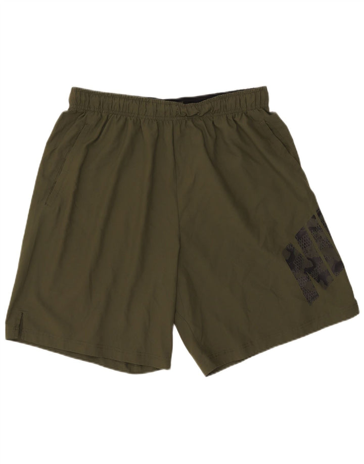 Pantaloncini sportivi Nike Dri Fit Graphic Sport XL in poliestere kaki