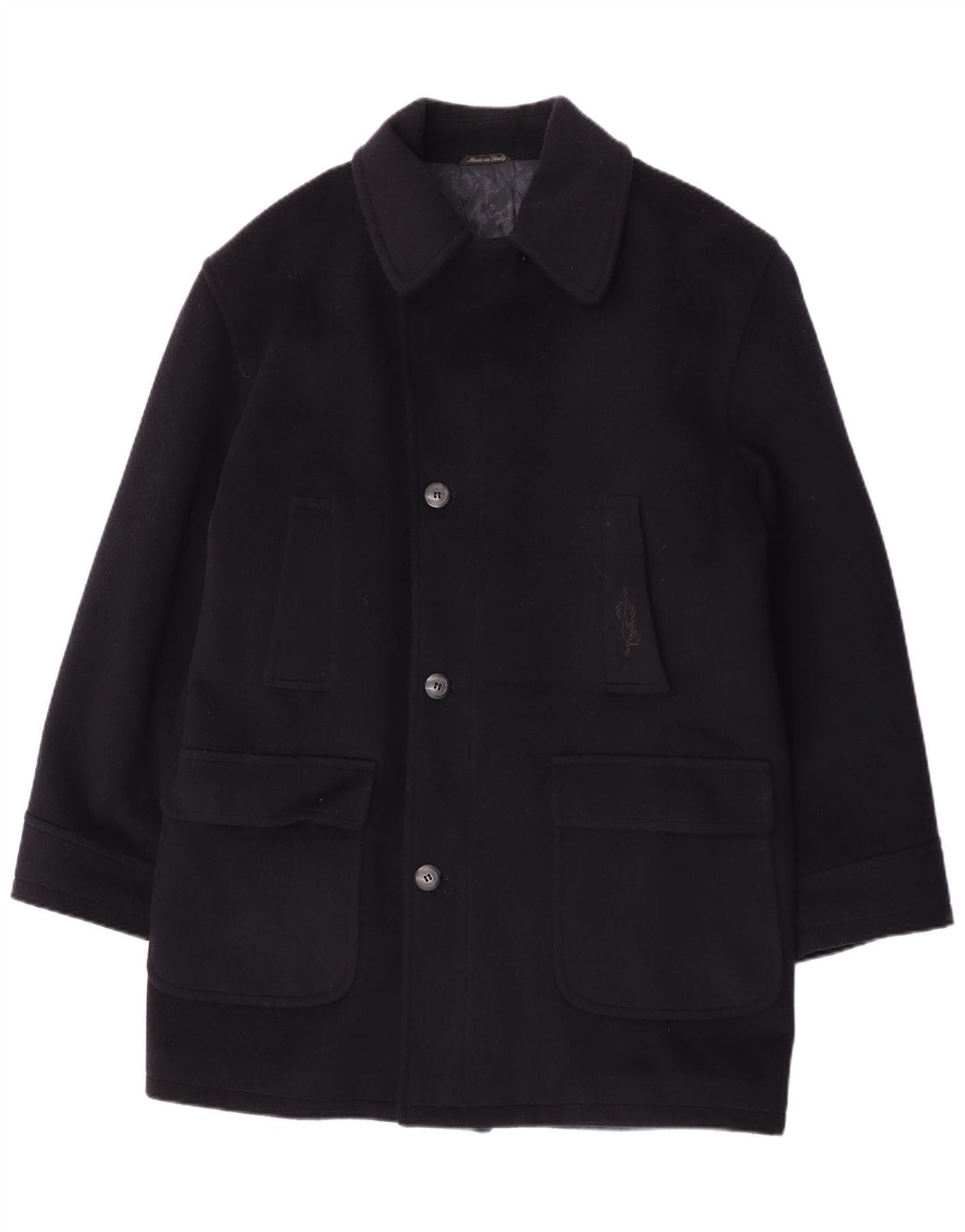 Cappotto da uomo Yachting Club IT 50 Large in lana blu navy