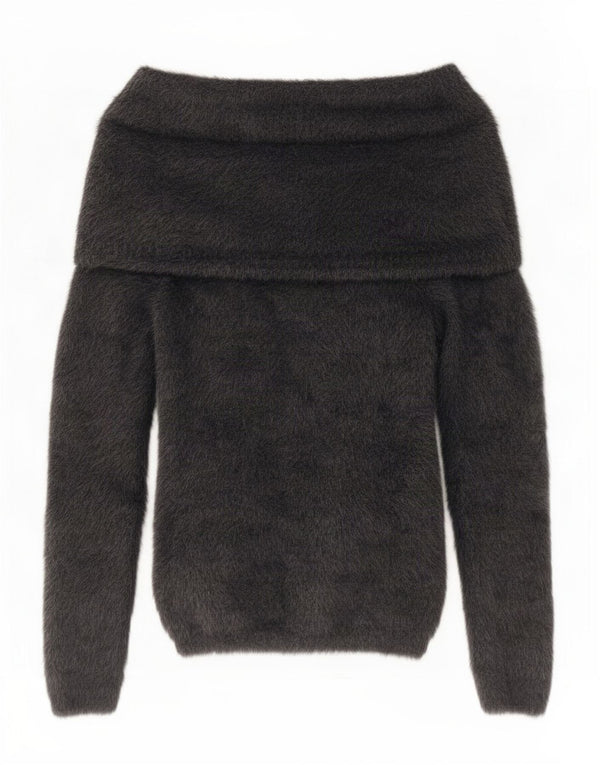 Maglione maglione a collo alto da donna Guess UK 10 piccolo grigio poliammide