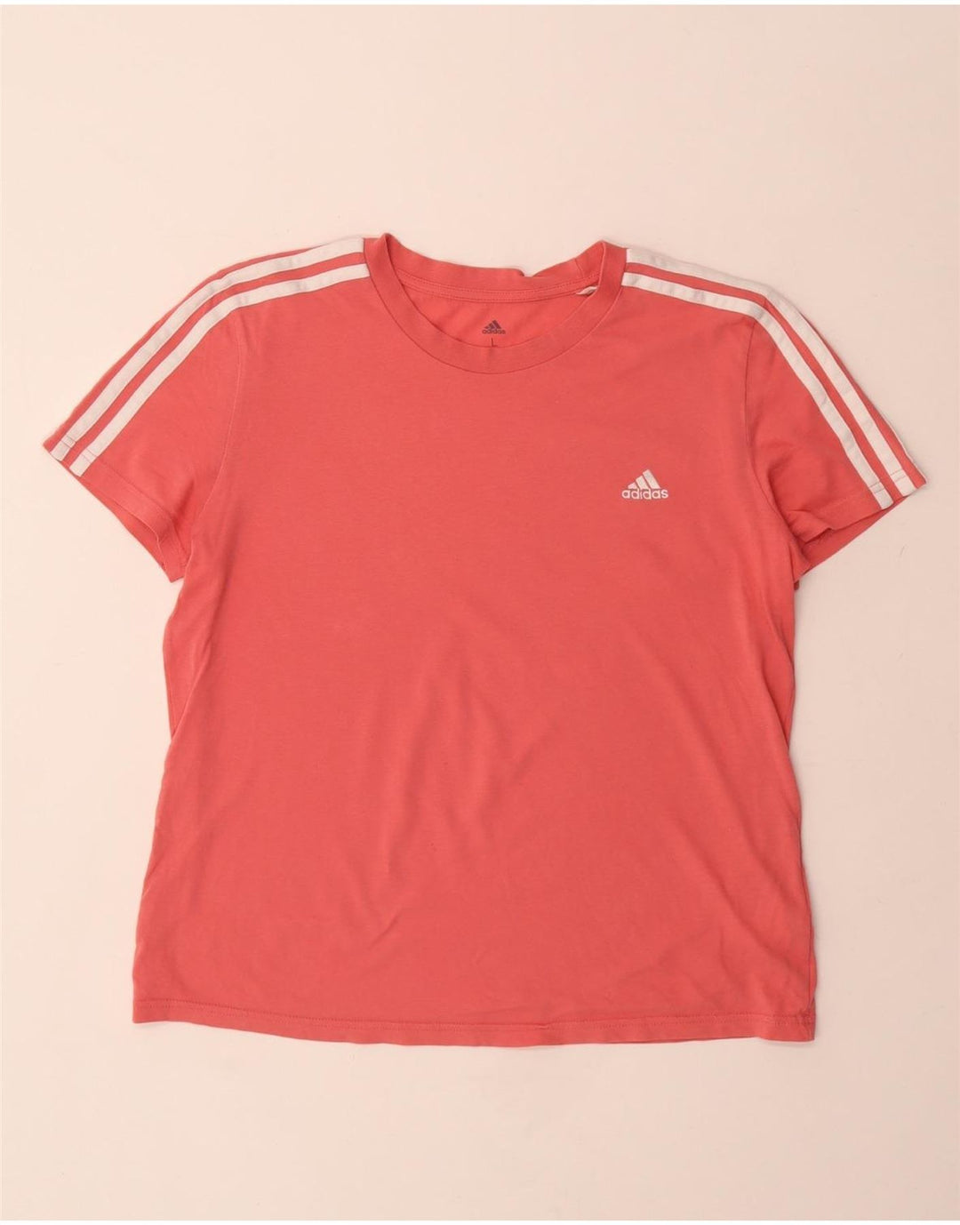 T-shirt da donna ADIDAS UK 16/18 grande in cotone rosa
