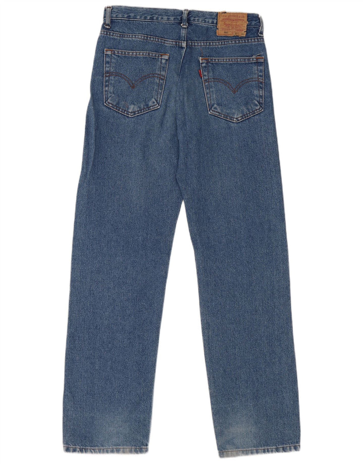 Jeans dritti Levi's 501 da donna W32 L30 cotone blu