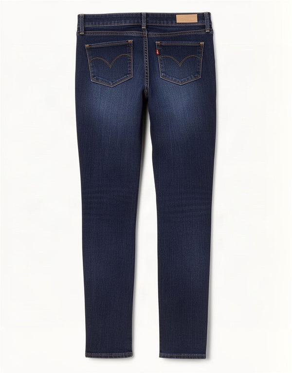 Jeans skinny Levi's da donna Bold Curve Modern Rise W26 L27 cotone blu navy