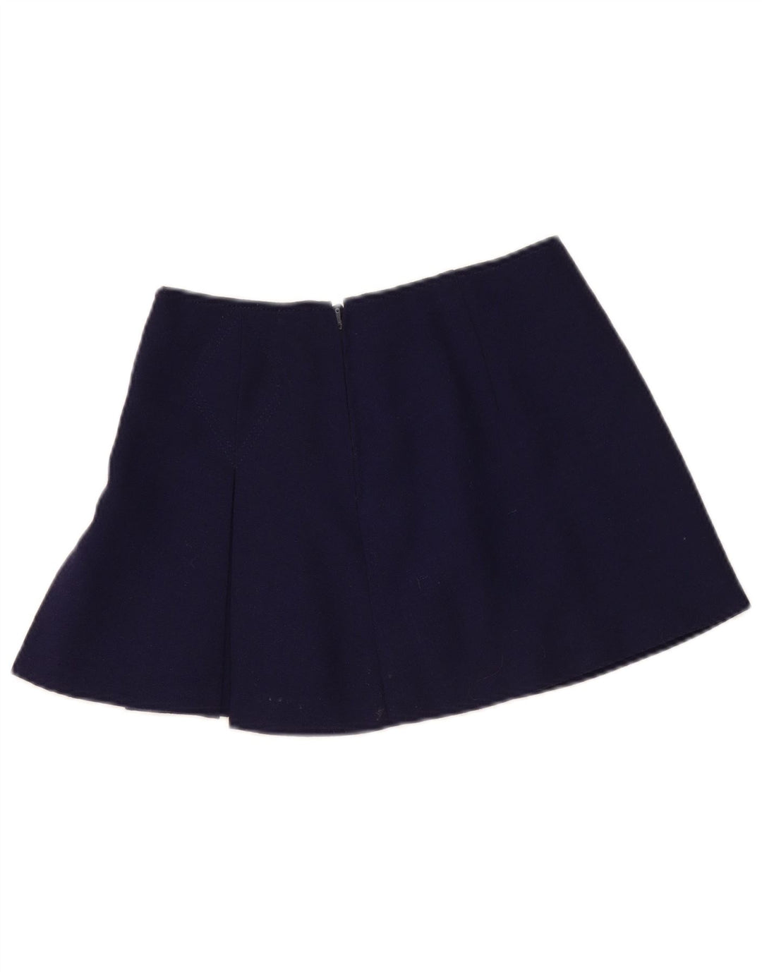 Minigonna vintage da donna W30 media blu navy