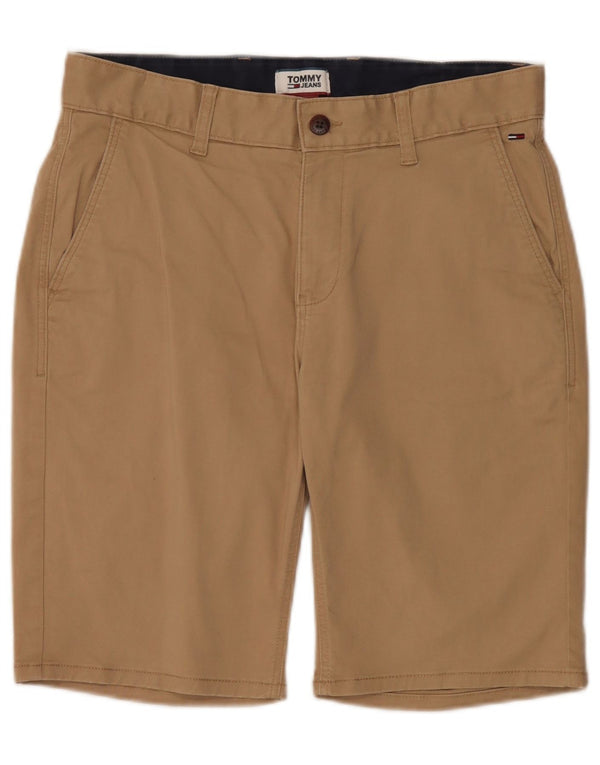 Pantaloncini chino da uomo Tommy Hilfiger W32 cotone beige medio