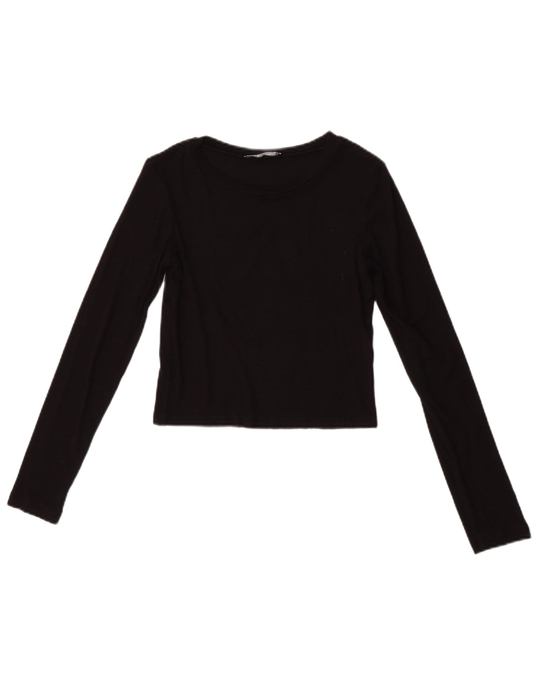 Top corto da donna Zara a maniche lunghe UK 8 piccolo nero