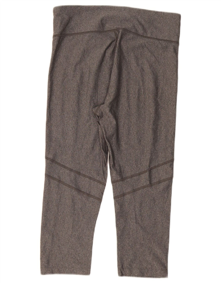 Leggings Capri Heat Gear da donna Under Armour UK 12 Grigio medio