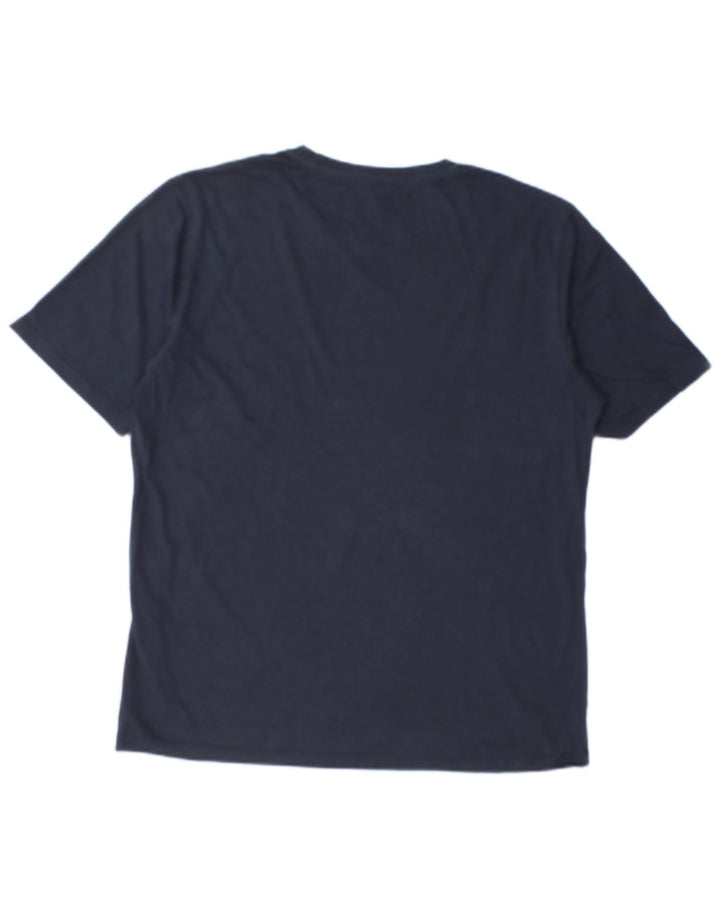 Jack & Jones T-shirt da uomo Top Large in cotone blu navy