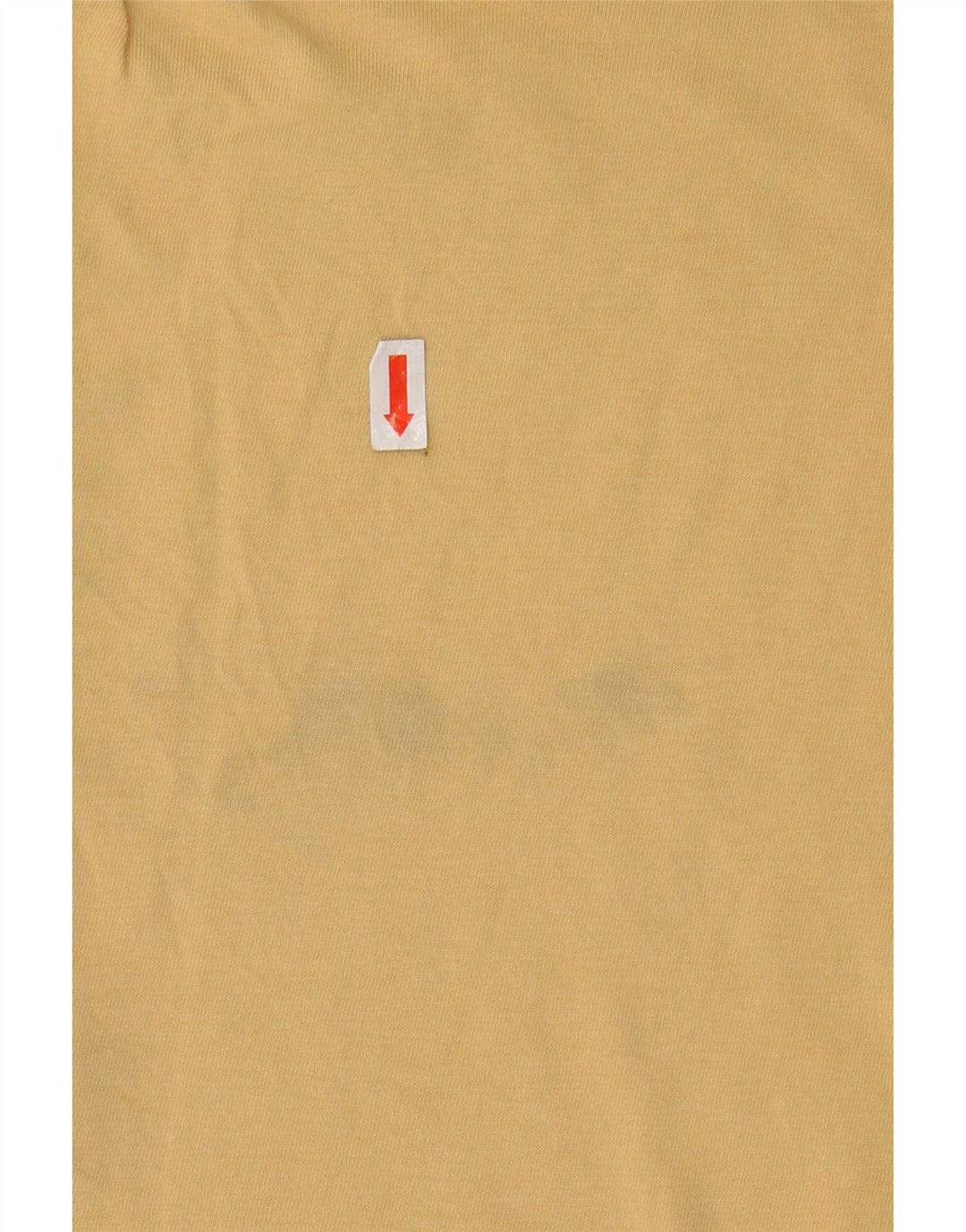 T-shirt grafica da uomo con vestibilità classica VANS, top in cotone giallo medio