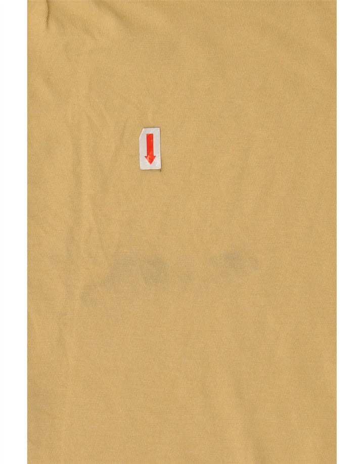 T-shirt grafica da uomo con vestibilità classica VANS, top in cotone giallo medio