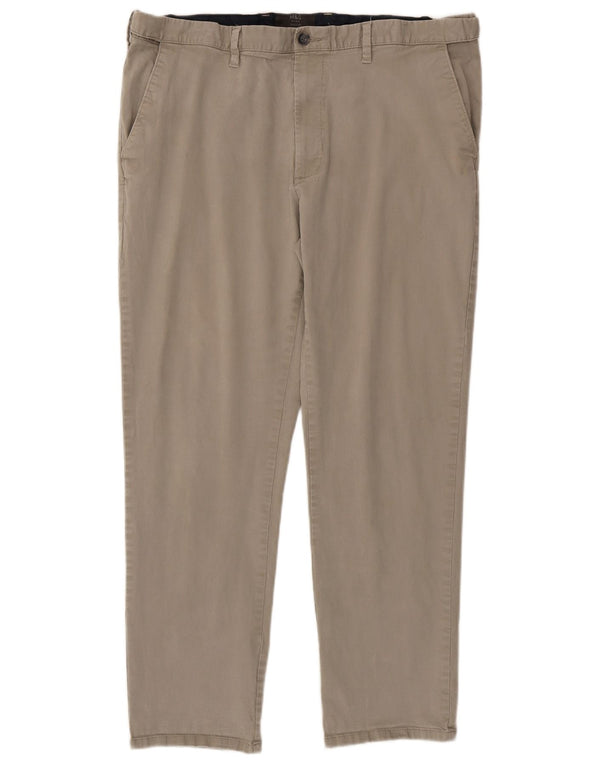 Pantaloni chino vestibilità regolare da uomo Marks & Spencer W40 L31 cotone beige