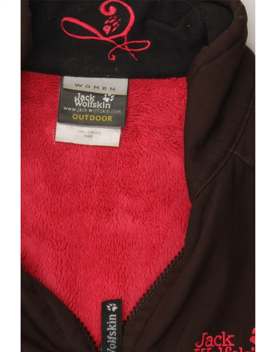 JACK WOLFSKIN Womens Windbreaker Jacket UK 16 Large Brown Polyester Vintage Jack Wolfskin and Second-Hand Jack Wolfskin from Messina Hembry 