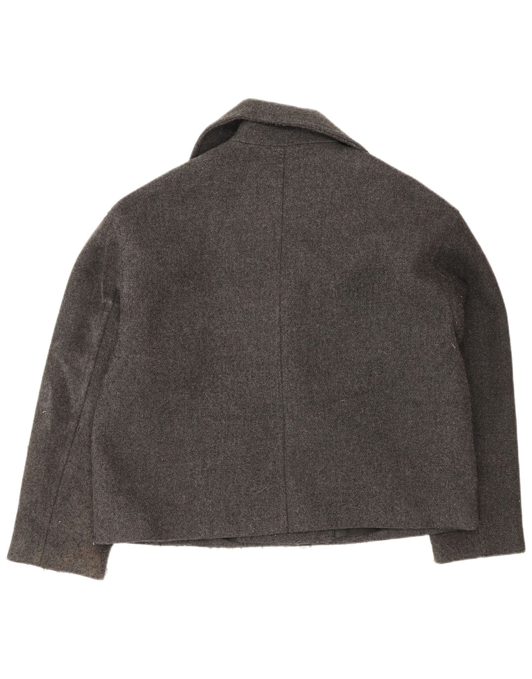 Giacca blazer oversize doppio petto da donna Zara UK 10 piccola grigia