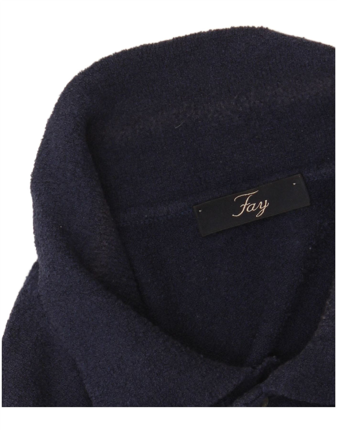 Polo Fay Uomo IT 48 Medium Blu Navy Colourblock