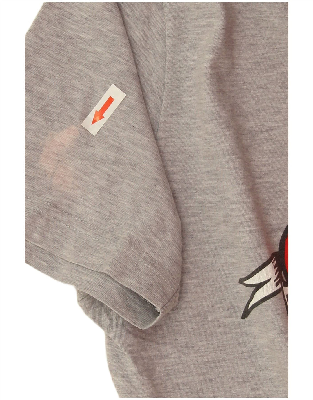 MC2 SAINT BARTH T-shirt grafica da uomo Top piccola in cotone grigio