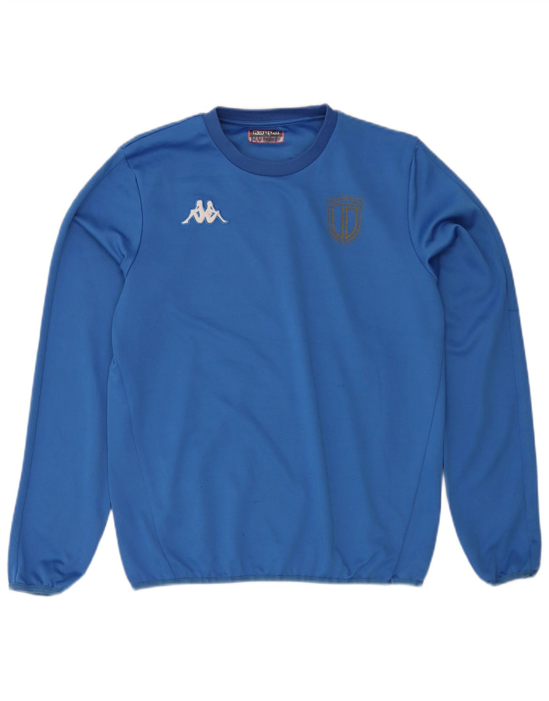 Top Kappa Uomo Manica Lunga Blu Medio