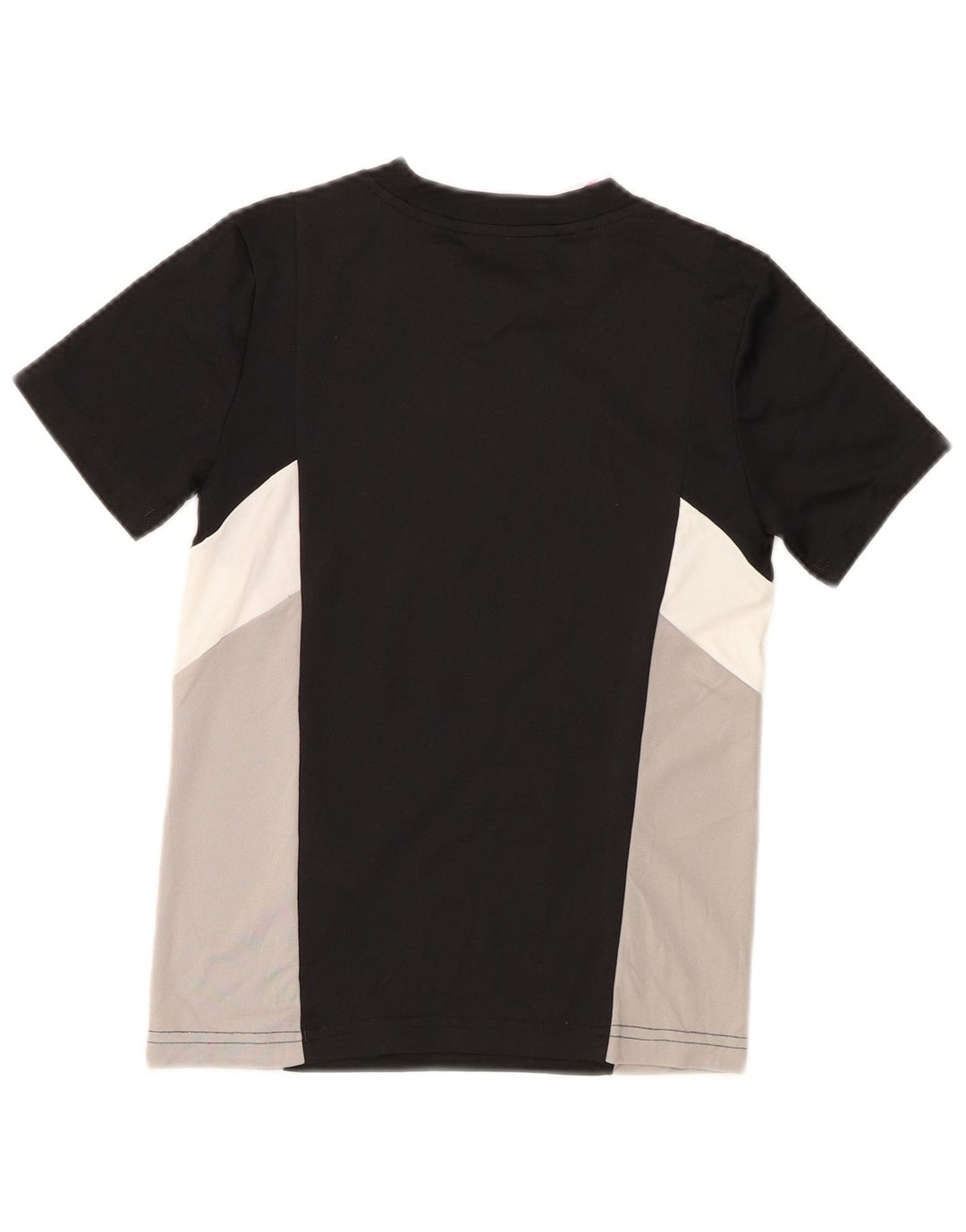 T-shirt grafica da ragazzo Adidas Top 9-10 anni in poliestere color block nero