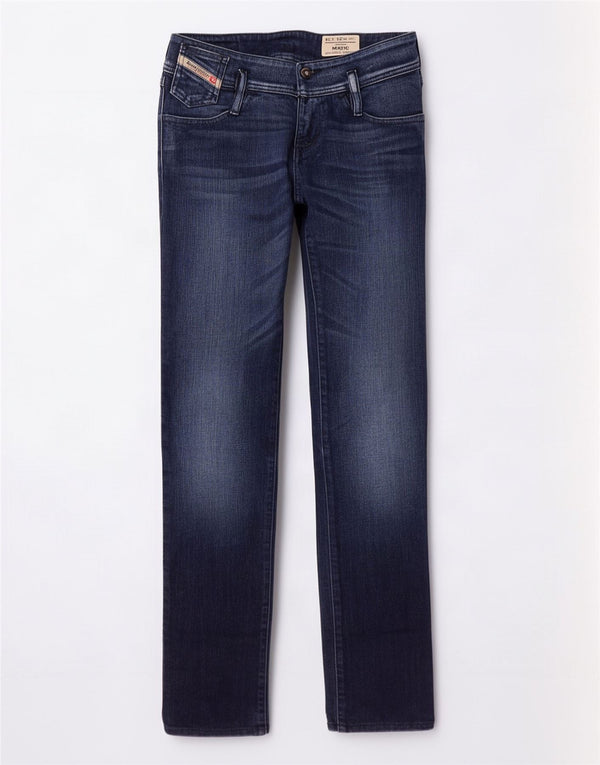 Jeans slim affusolati a vita bassa Matic da donna Diesel W24 L31 cotone blu navy