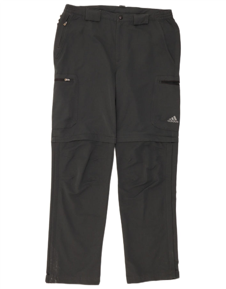 Pantaloni antivento dritti ADIDAS Clima 365 da uomo W36 L34 Grigi