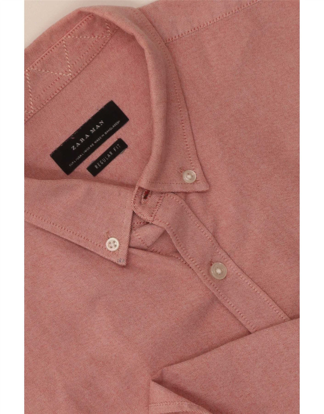 Camicia Zara da uomo vestibilità regolare grande rosa