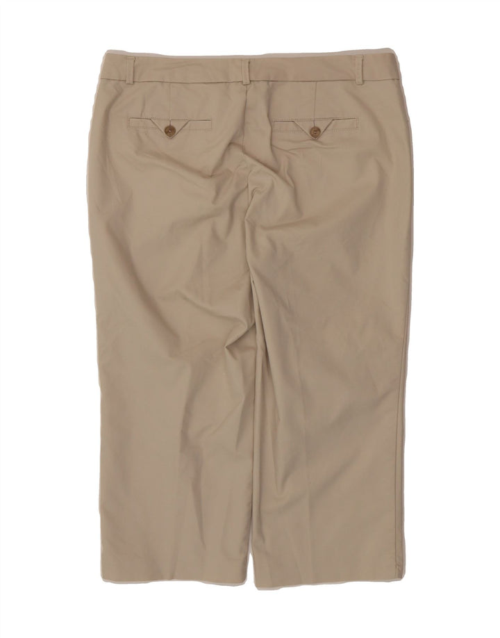 DOCKERS Womens Petite Bermuda Shorts US 12 Large W34 L20 Beige Polyester Vintage Dockers and Second-Hand Dockers from Messina Hembry 