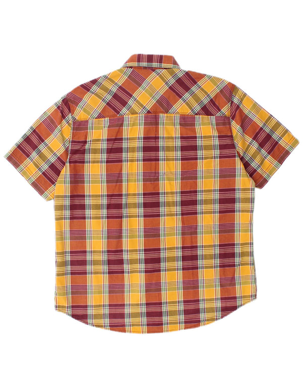 LEVI'S Camicia a maniche corte da uomo in cotone a quadri multicolore medio