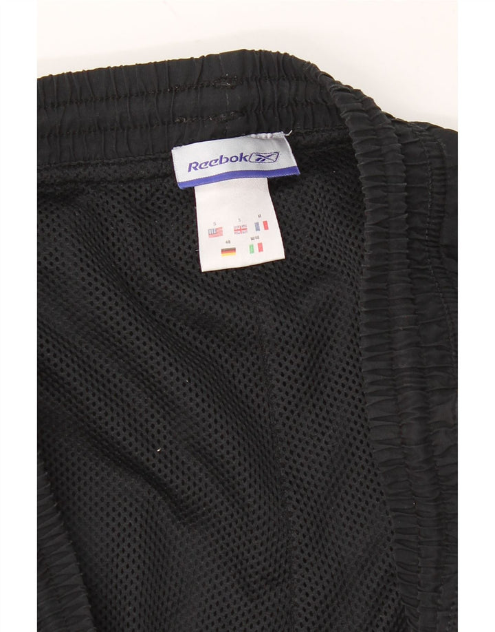 REEBOK Mens Tracksuit Trousers Small  Black Colourblock Vintage Reebok and Second-Hand Reebok from Messina Hembry 