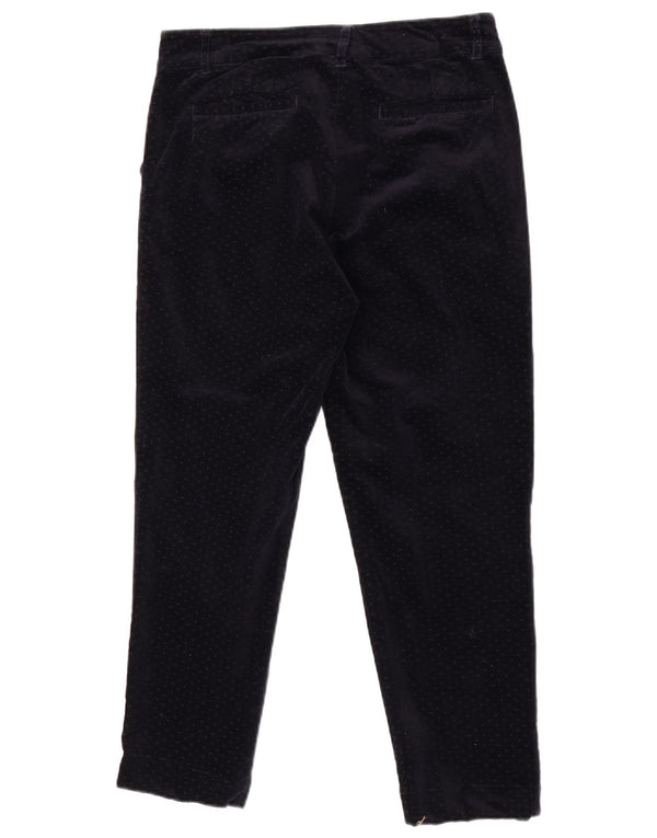 Pantaloni corti da donna White Stuff UK 10 Small W28 L26 Blu navy a pois