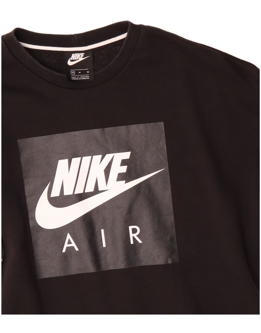 Felpa grafica da uomo Nike Felpa media color nero