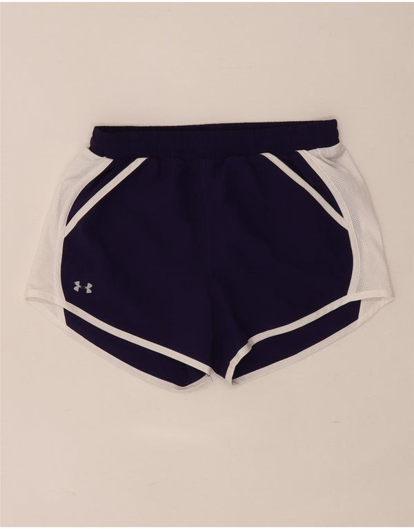 Pantaloncini sportivi Under Armour da donna Heat Gear UK 6 XS Purple Colourblock