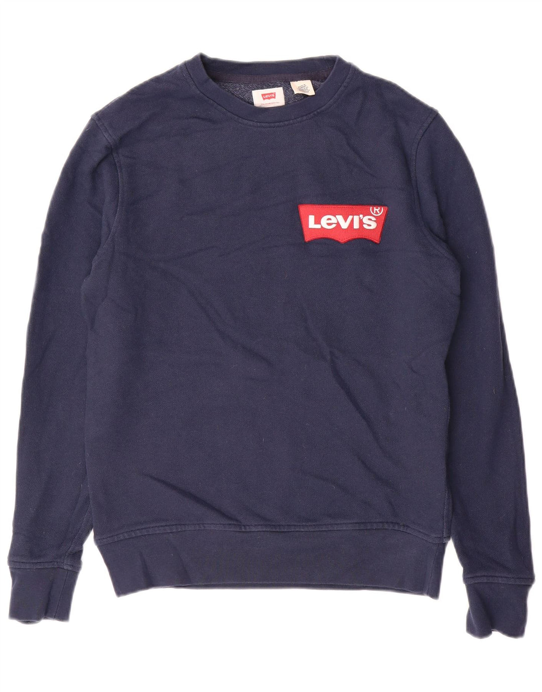 LEVI'S Felpa con grafica da uomo Maglione piccolo in cotone blu navy