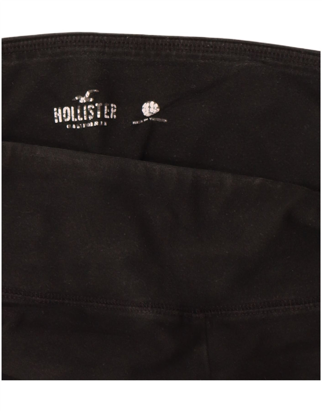 Leggings grafici da donna HOLLISTER UK 14 grande cotone nero