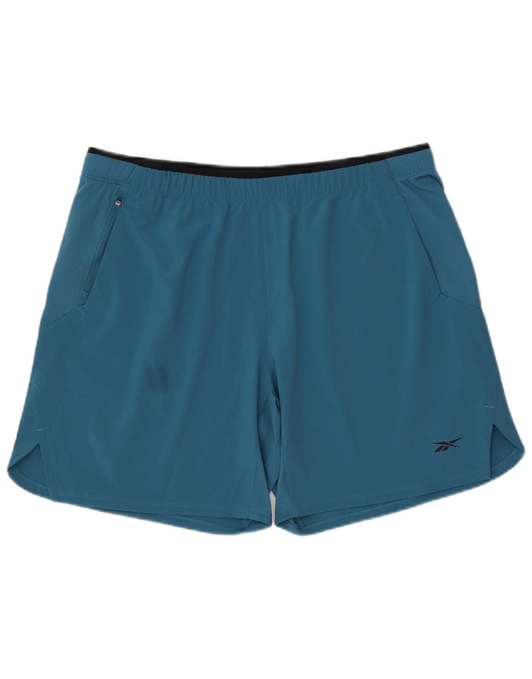Pantaloncini sportivi Reebok da uomo grandi in poliestere blu