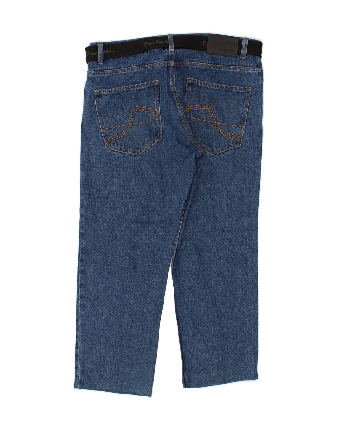 PIERRE CARDIN Mens Regular Fit Straight Jeans W34 L26 Blue Vintage Pierre Cardin and Second-Hand Pierre Cardin from Messina Hembry 
