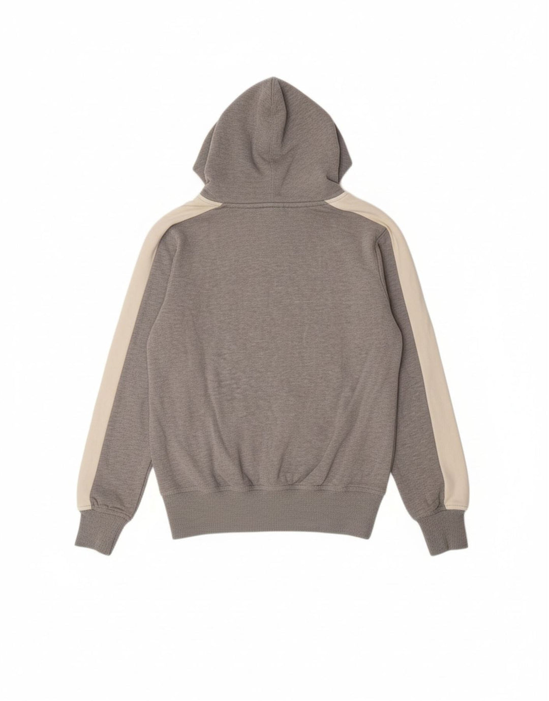 PUMA Mens Hoodie Jumper Small Grey Colourblock Cotton
