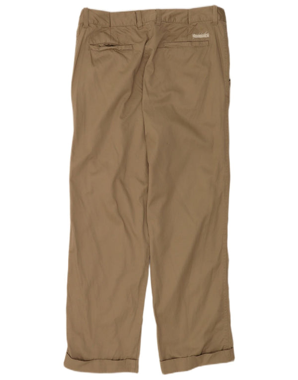 Pantaloni chino dritti da uomo Sergio Tacchini IT 50 Large W34 L30 Khaki